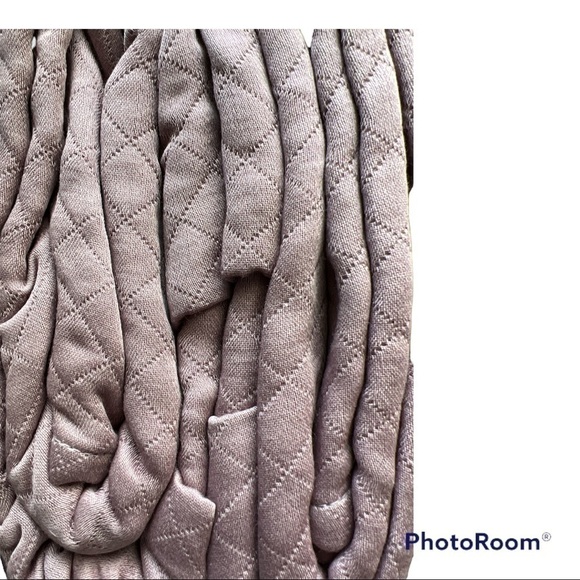 Full Size Lilac Smoke Bed Skirt - Picture 5 of 5